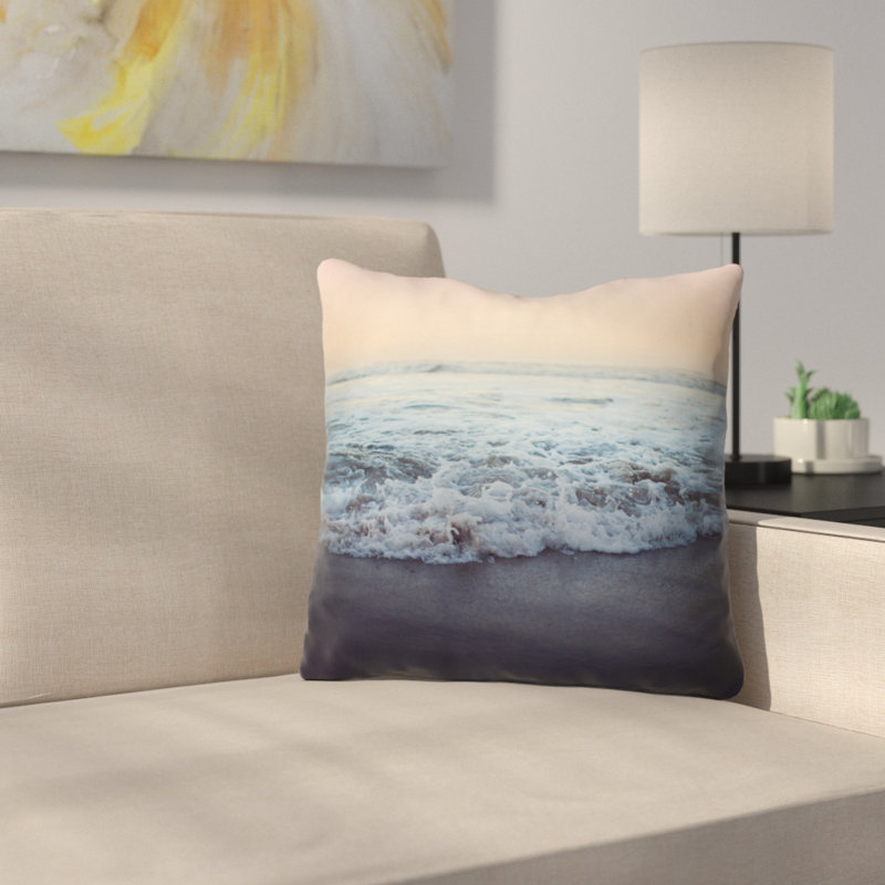 Coussin flores, 16 po x 16 po