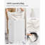 Bamboo Laundry Basket, 72L Foldable Laundry Hamper, Rectangular Storage Hamper With 3 Handles, 40 X 30 X 60 Cm-1895429034
