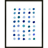 Blue Dot 1 Print by Andrea Stokes