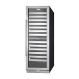 Summit Appliance 24" Wide Commercial/Residential Dual-Zone Wine Cellar
