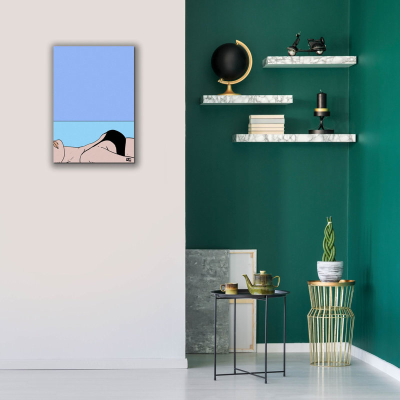 «Sea II» par Giuseppe Cristiano, art mural sur toile, L 18 po x H 26 po