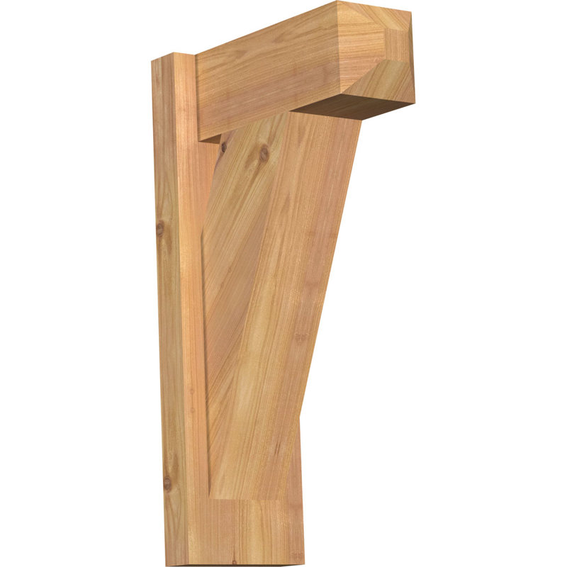 Artisan traditionnel en bois rustique, Cèdre rouge de l'Ouest l 5 1/2 po (lisse), P 12 po x H 20 po