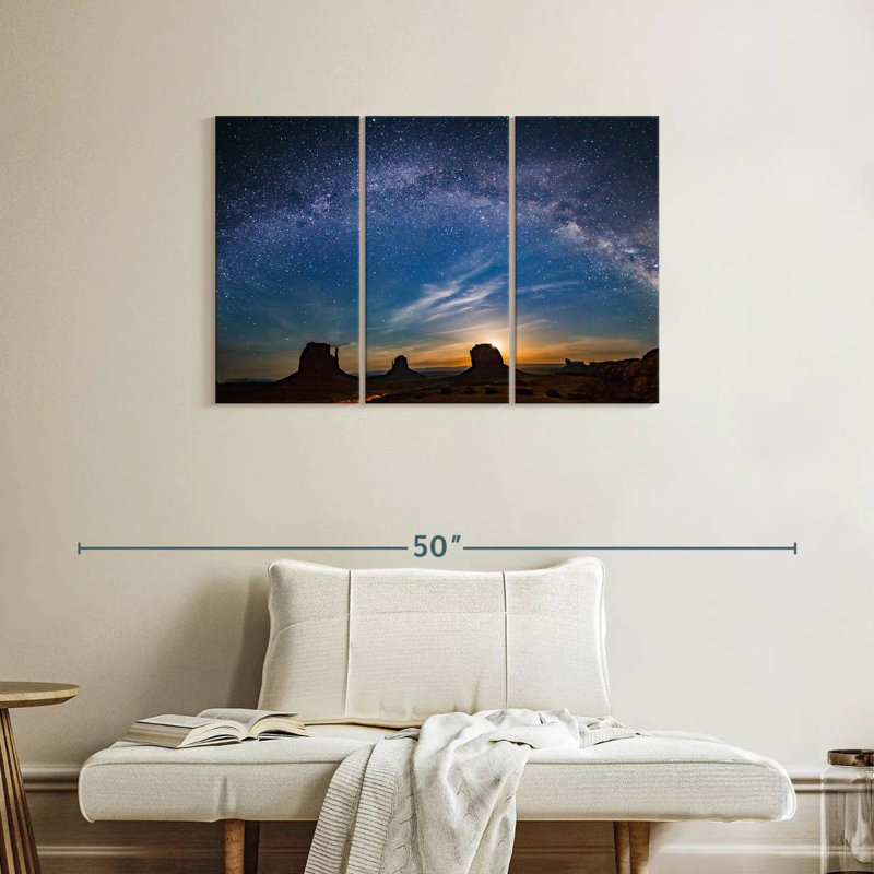 Alvord Milky Way Over Monument Valley, 24" H x 38" W