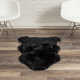 Izola Sheepskin Black Rug