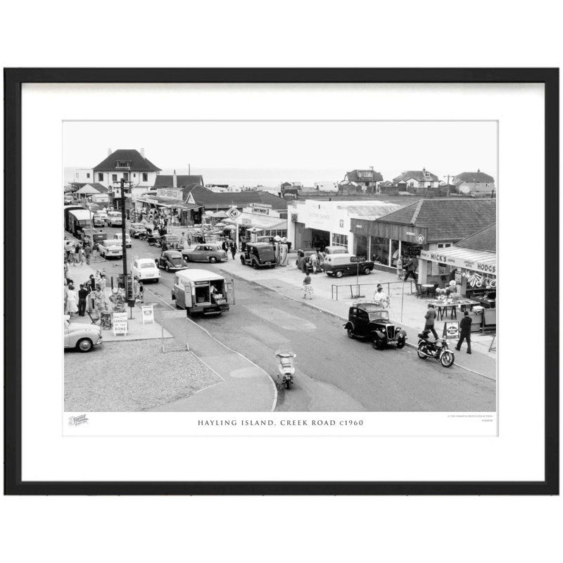 Hayling Island, Creek Road C1960 by Francis Frith - Single Picture Frame Print, 60cm H x 80cm W x 2.3cm D