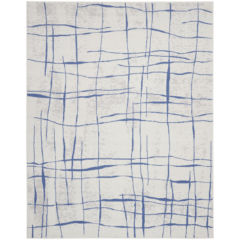 Abstract Indoor Rug, Rectangle 7' x 10'