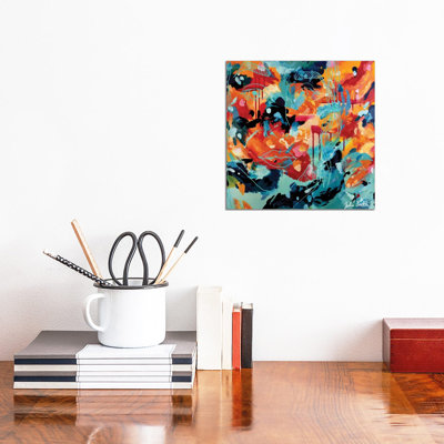 She Believed She Could So She Did by Julia Badow - Wrapped Canvas Print