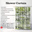 Rideau de douche Rainy Retreat - Premium-681080432