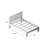  Decimus Solid Wood Platform Bed with Underbed Storage Drawers-1363833073-1363833087