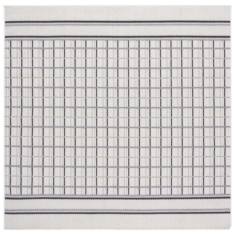 Tapis d'intérieur à carreaux Veranda Performance, Carré 6 pi 7 po