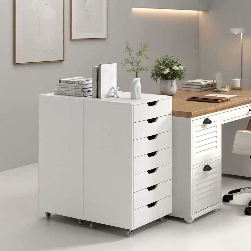 19.5 " Wide 7 MDF Filing Cabinet