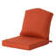Coussins de chaise d'extérieur à assise profonde 20 po x 21,5 po avec sangles (ensemble de 4) - Design résistant à l'eau-1956279696