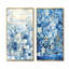 Carreaux botaniques blancs et bleus I - ensemble de 2 reproductions d'art botaniques abstraites-1038063977-1038063978