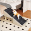Rampe et escalier pliable pour chien 2 en 1, 22,83 pouces de hauteur, surface antidérapante, idéale pour les grands, moyens et petits chiens, repose-pieds divisé pour un rangement facile