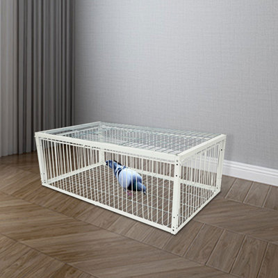 Rectangular Pigeon Trap Cage Freestanding Portable Escape-Proof Pigeon Trap Cage