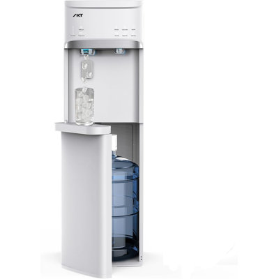 IKT Self-Cleaning Bottom Loading Water Dispenser Built-in Ice Maker  22lbs Within 24hrs Night Light Child Safety Lock
