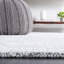 Glamour Hand Tufted Viscose Wool Cotton with Latex Abstract Rug in Grey/Ivory-254797251