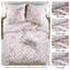Ensemble de courtepointe réversible en polyester pour grand lit