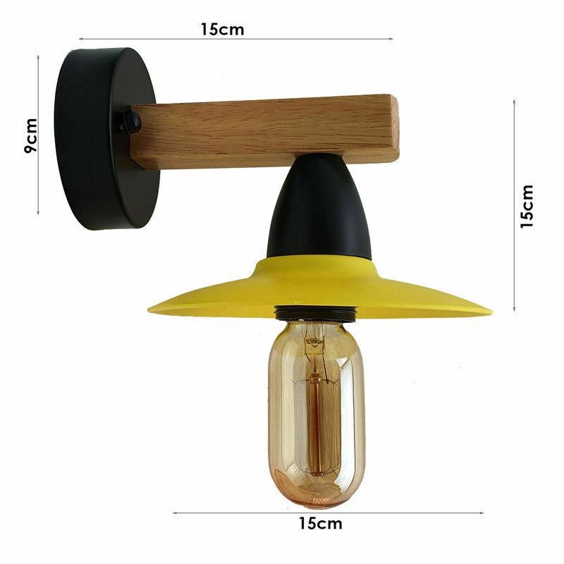 Mindenmines Armed Sconce, Yellow