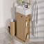 Meuble-lavabo 21,6 po avec lavabo en céramique