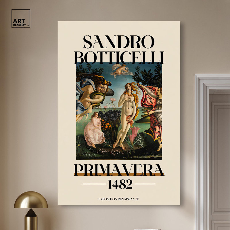 «Garden of Venus», affiche d'art rétro sur toile par Art Remedy, H 15 po x l 10 po, Toile tendue avec châssis