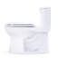 Toilette allongée une pièce à hauteur universelle 1,6 GPF TOTO Ultramax avec siège CEFIONTECT et SS114 SoftClose, blanc coton - MS608114CSFG # 01