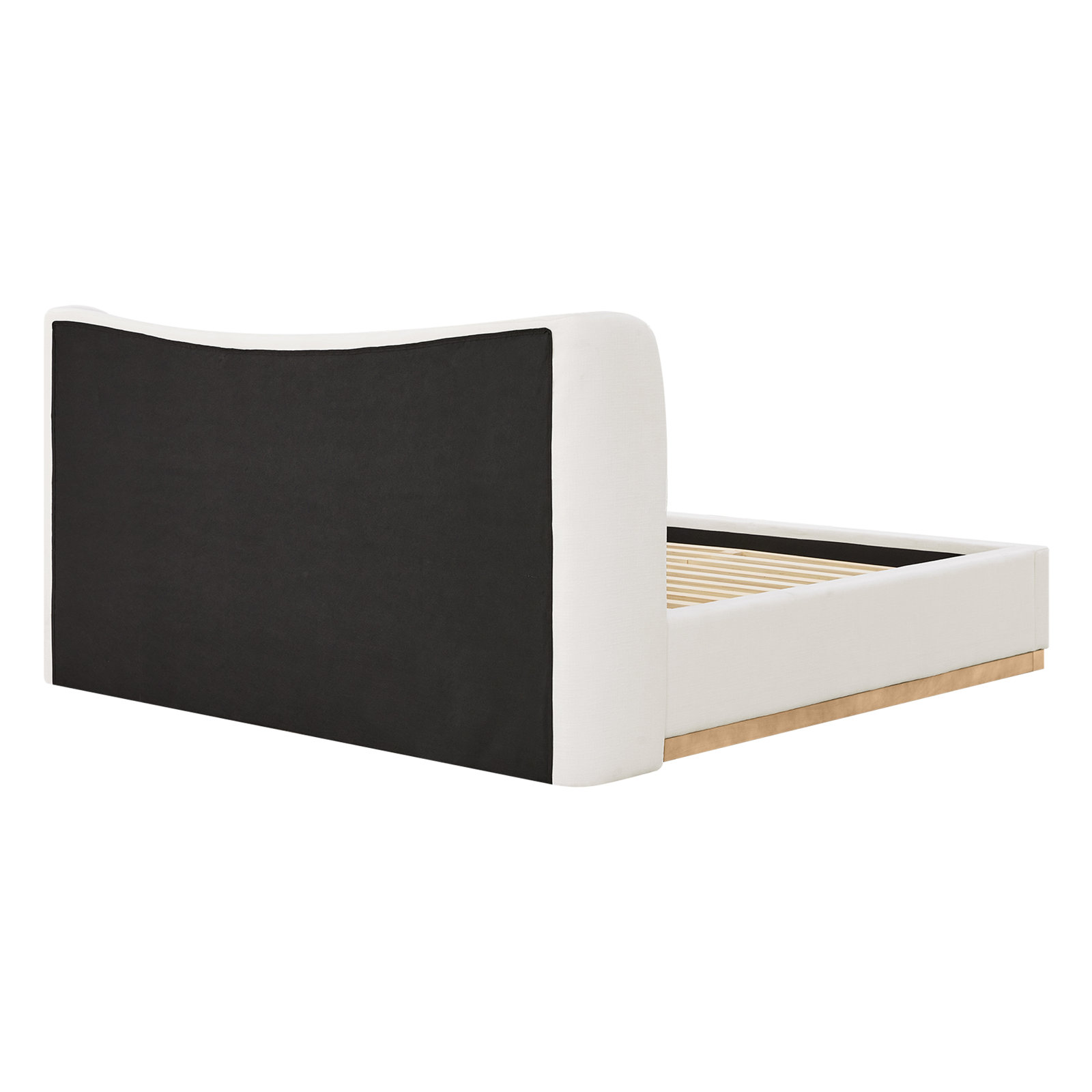 Adelaide Wingback Platform Bed, Selene White, King 