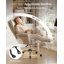 Ergonomic Office Chair, Big and Tall High Back Computer Executive Desk Chair with Foot Rest, Adjustable Headrest, Storage Flip-Up Armrests, Wide Seat Cross Legged, Tilt Lock-309459039-309459026