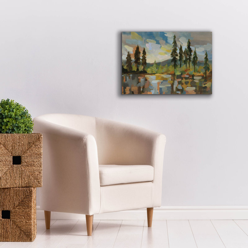 «High Mountain Lake» par Silvia Vassileva, art mural sur toile