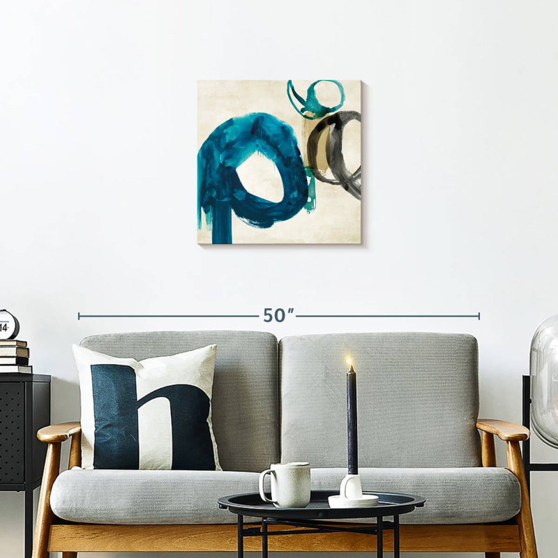 Avery Blue Ring I, 20" H x 20" W