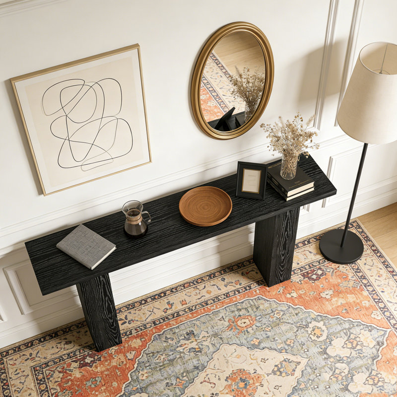 Wooden Sofa Long Entryway Table