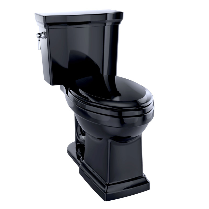 Toilette allongée deux pièces à hauteur universelle 1,0 GPF TOTO® Promenade® II 1G®, ébène