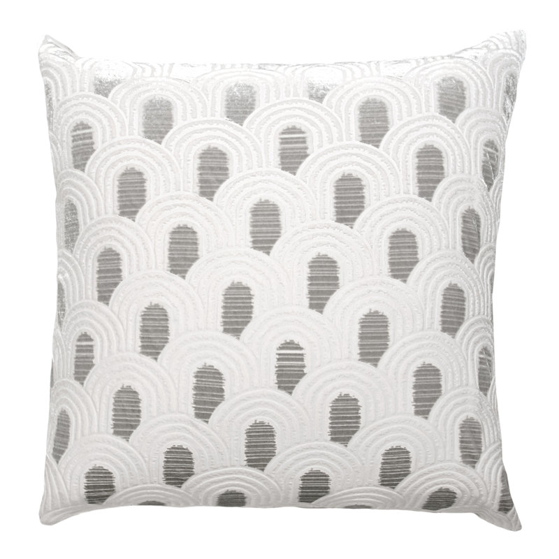 Endless Velvet Pillow Cover & Insert, Square 22", White