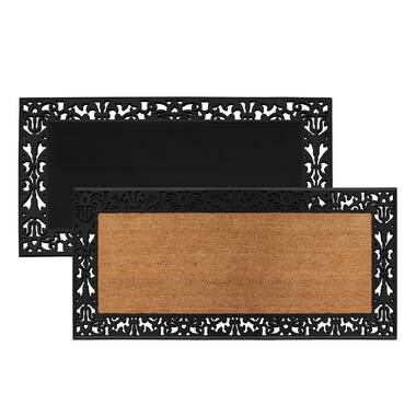 Astoria Grand Four Seasons Interchangeable Doormat, Includes 5 Interchanging Welcome Mats Made from Natural Coir & 1 Rubber Tray - 30 x 18 Astoria G