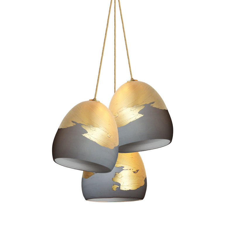 Ombre 3 - Light Pendant, 48" H x 18" W x 18" D