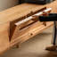 Meuble télé moderne et simple en bois massif-109701285