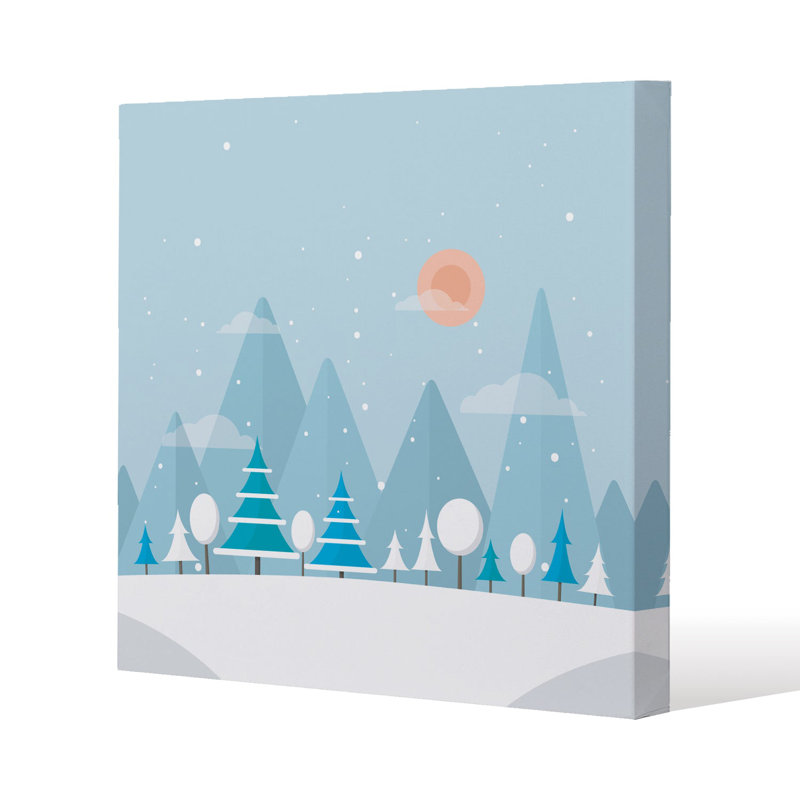 Marble Texture Slim Style Canvas Print  20x20cm , 15mm Slim Real wood.