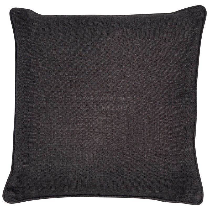 Ahmeed Square Cushion, Black