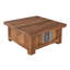 Essonnes Solid Wood Four Leg Coffee Table with Storage