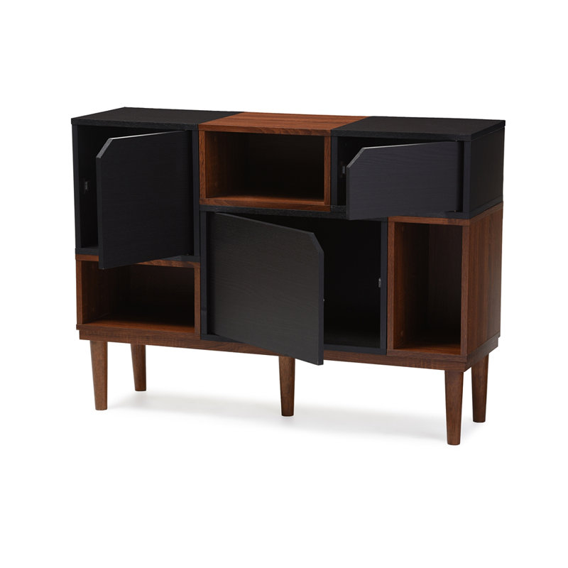 Buffet en chêne et espresso bicolore à 3 portes Anderson, H 28,73 po x l 39,44 po x P 11,61 po Anderson