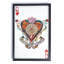 King And Queen Set Of 2 Playing Card Paper Collage Wall Art