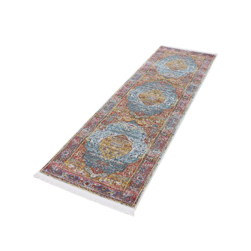 Esha Oriental Area Rug, Runner 75 x 200cm