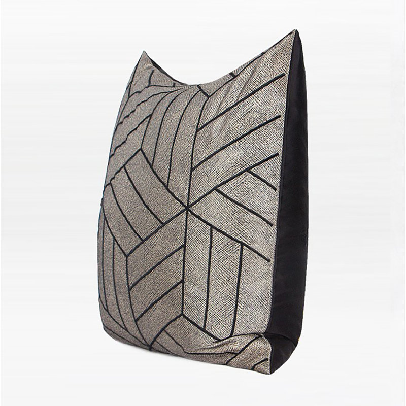 Knutsford Geometric Square Throw Pillow Cover