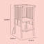 Escabeau pour tout-petit pliable Montessori-110139211