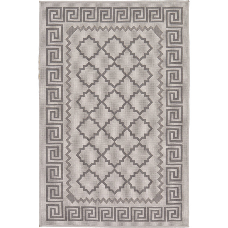Hancock Geometric Indoor / Outdoor Rug, Rectangle 3'3" x 5'1"