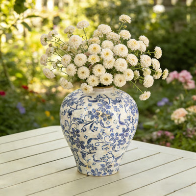 Vase à fleurs rondes D7,7 x 9,1 po
