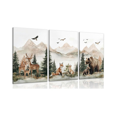 3 Piece Wrapped Canvas Print