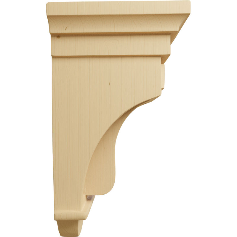Support en bois / corbeau H 10 po x l 5,5 po x P 5,5 po, Aulne