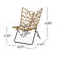 2 chaises - brun pour les chaises d'extérieur 2 décor