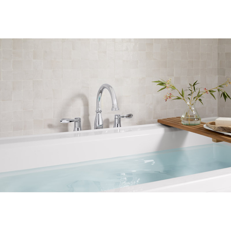 Bellera Bath Trim 2 Deck Mounted Roman Tub Faucet, Oil-Rubbed Bronze
